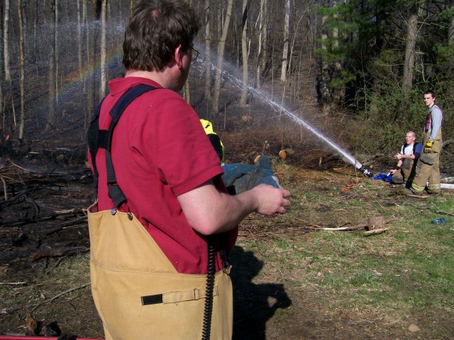 Cascade Lake brush fire, 04-22-2007